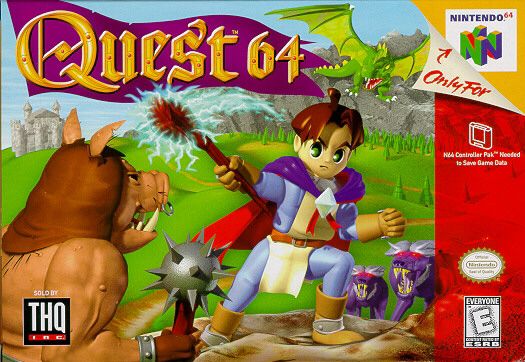 Quest 64 box art for Nintendo 64